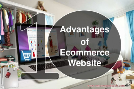 10 Advantages of Ecommerce Website Infographic