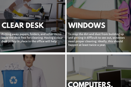 10 Office Cleaning Routine to Keep Your Office Clean Infographic