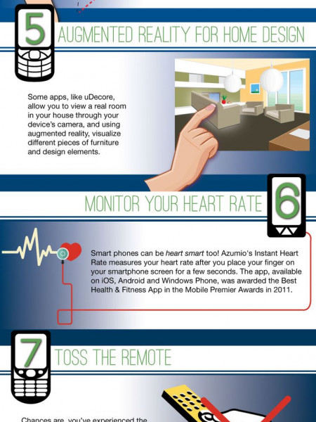 10 Smartest things you can do with a Smartphone Infographic