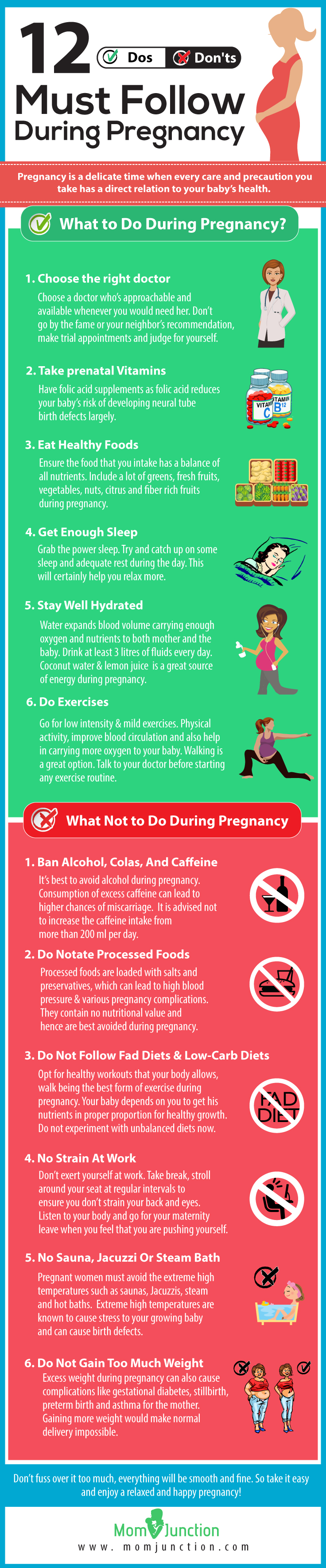 12 Must Follow Dos And Donts During Pregnancy Visually