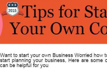 21 Tips for Starting Your Own Company Infographic