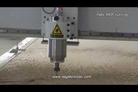 3 Axis CNC Router do Fast Cutting on MDF Sheet  Infographic