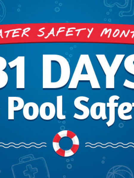 31 Days to Pool Safety #WaterSafetyMonth (May) Infographic