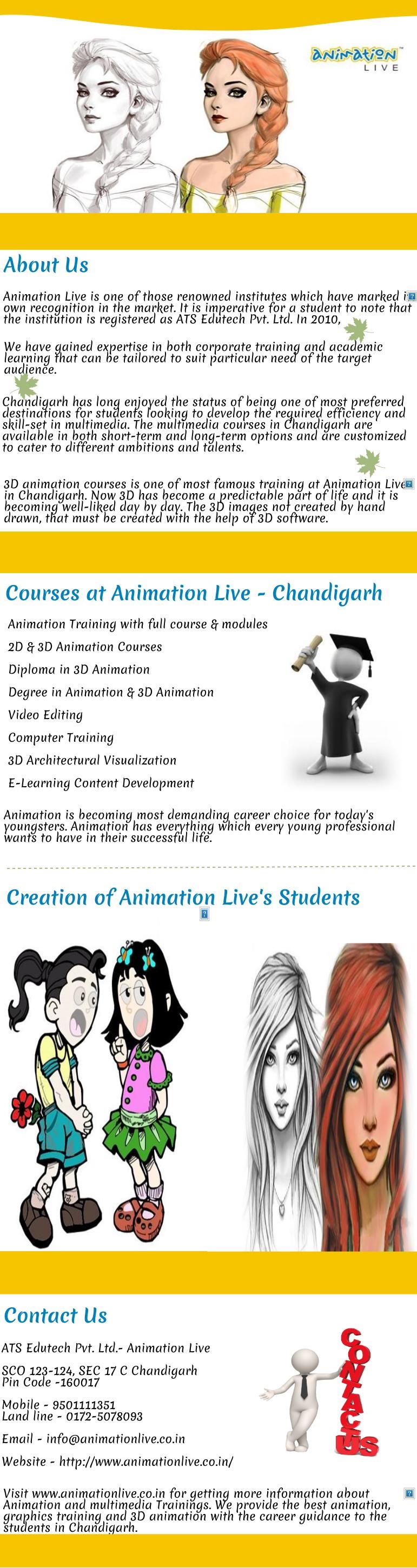 3D Animation in Chandigarh - AnimationLive 