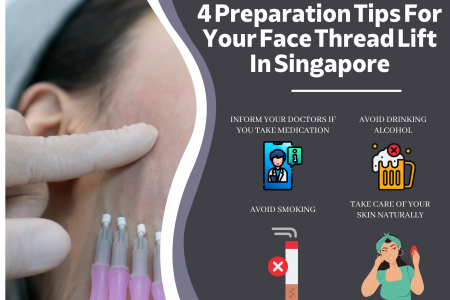 4 Preparation Tips For Your Face Thread Lift In Singapore Infographic