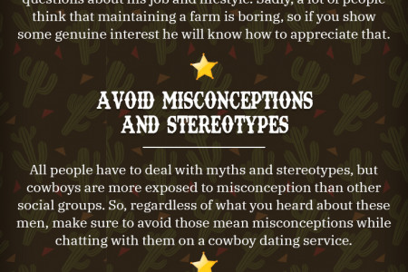 4 Ways To Impress A Cowboy On A Dating Site Infographic