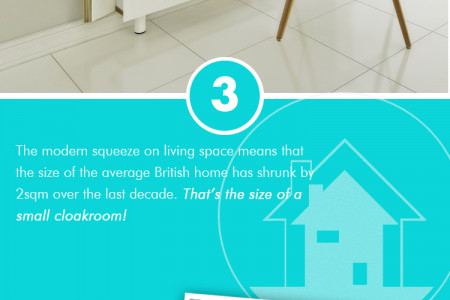 5 Clever Space Saving Hacks Infographic