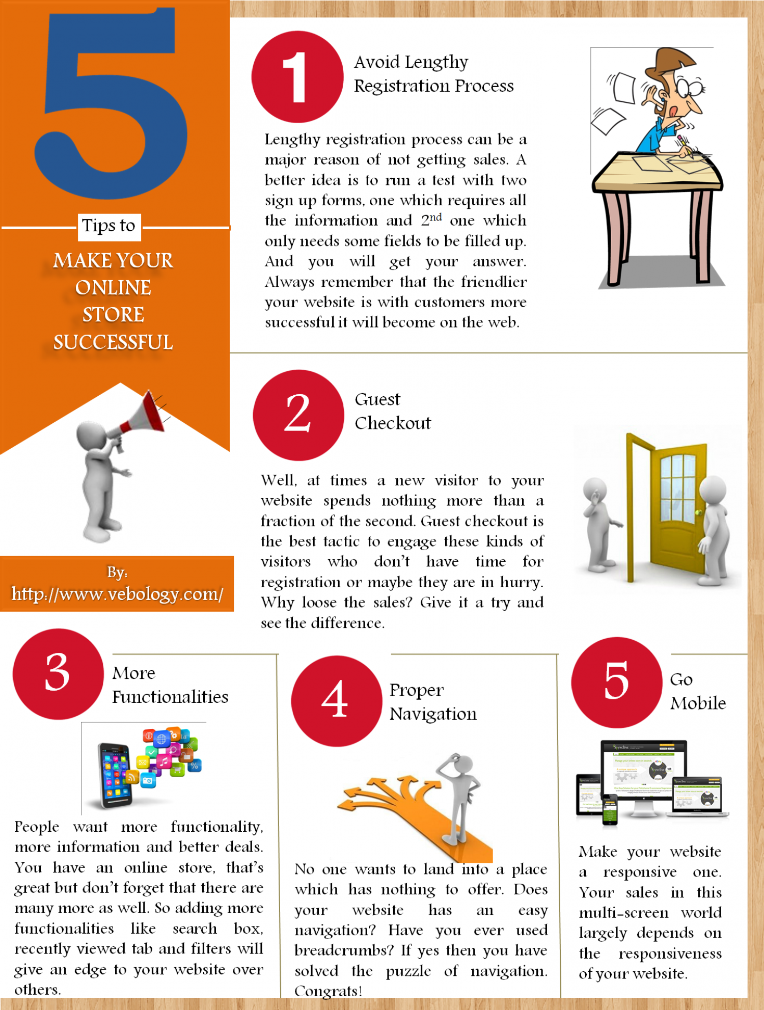 5 Tips to Make Your Online Store Successful Infographic