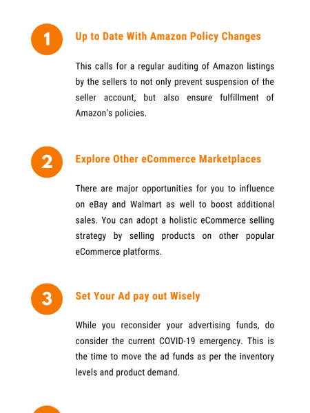 How To Shape Up Your Amazon Selling Strategy During Covid19 Infographic