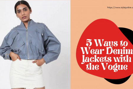 5 Ways to Wear Denim Jackets with Vogue Infographic