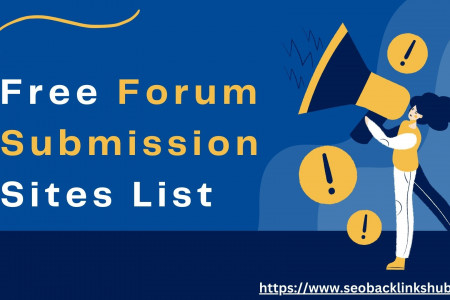 500+ High DA Forum Submission Sites List Infographic