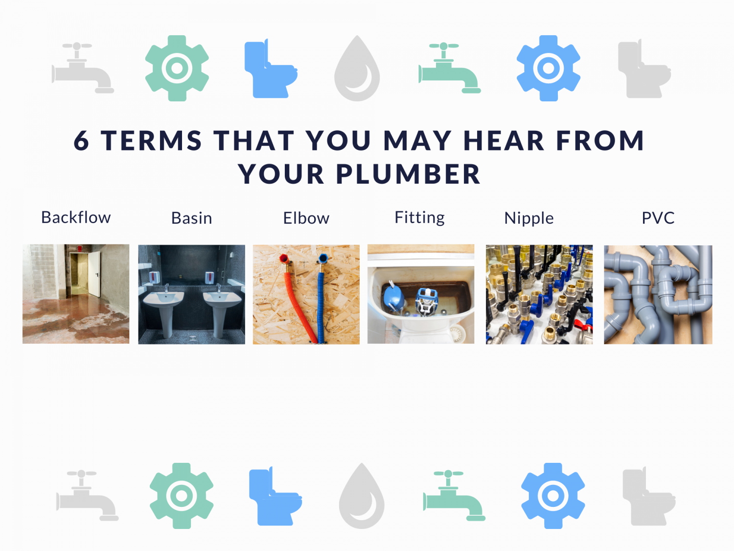 6 Terms that You May Hear from Your Plumber Infographic