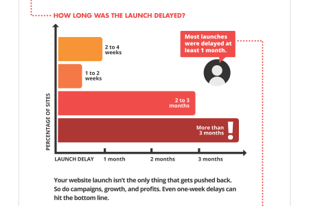 60% of Websites Fail to Launch on Time Infographic