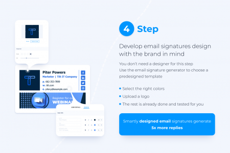 7 Steps to Launching a Successful Email Signature Marketing Campaign Infographic