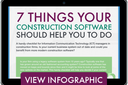 7 Things your Construction Software Should Help You To Do Infographic