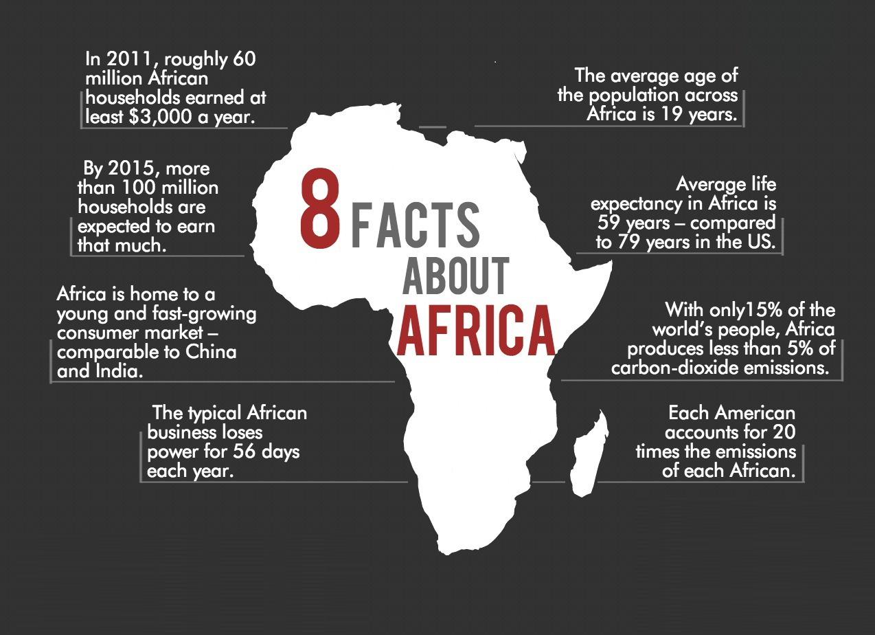 8 Africa Facts Visually