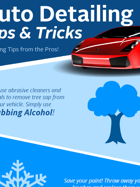 Auto Detailing Tips & Tricks Infographic Infographic
