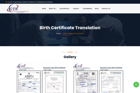 Birth Certificate Translation In English For Visa Infographic