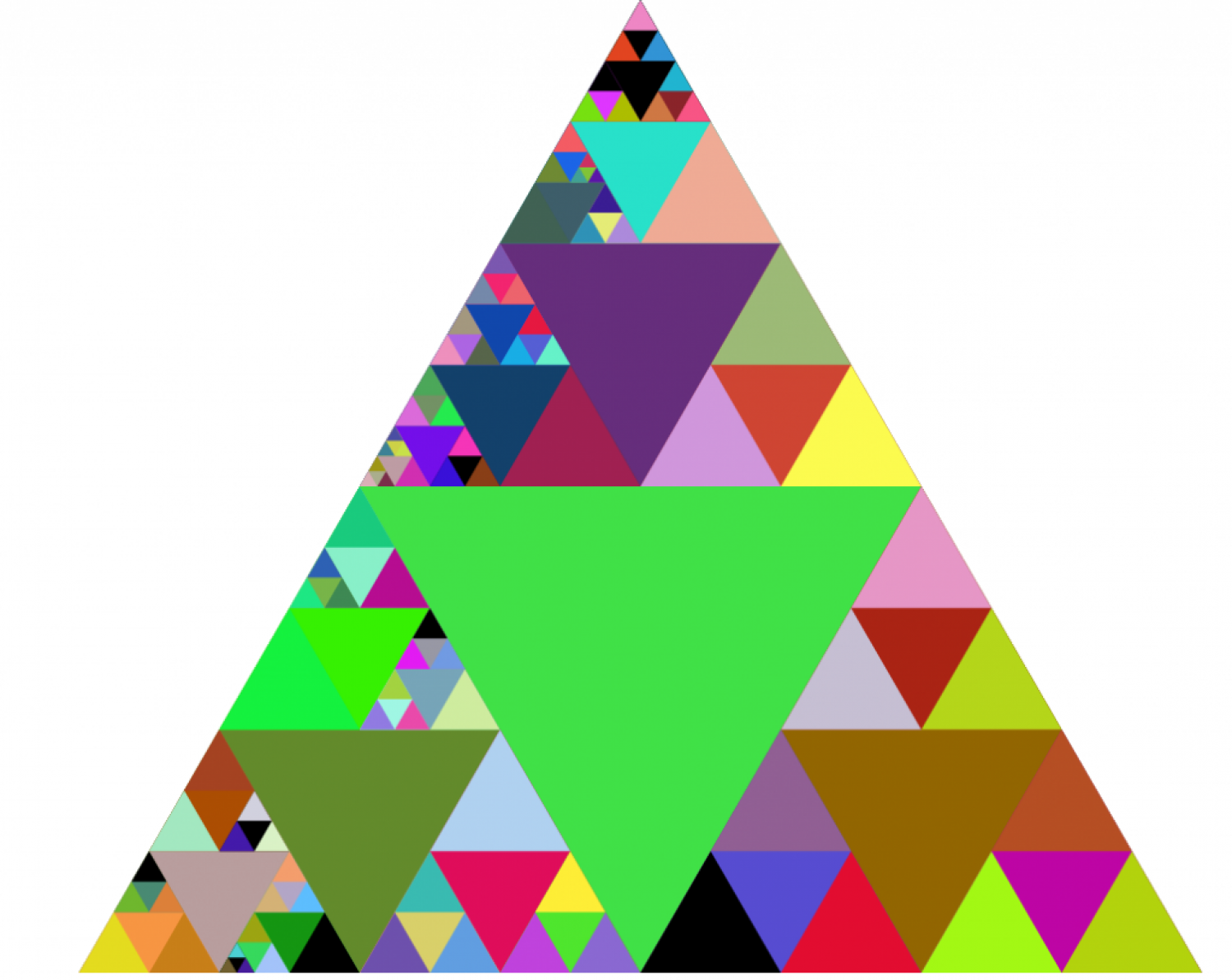 Bizarre Sierpinski Triangle Infographic