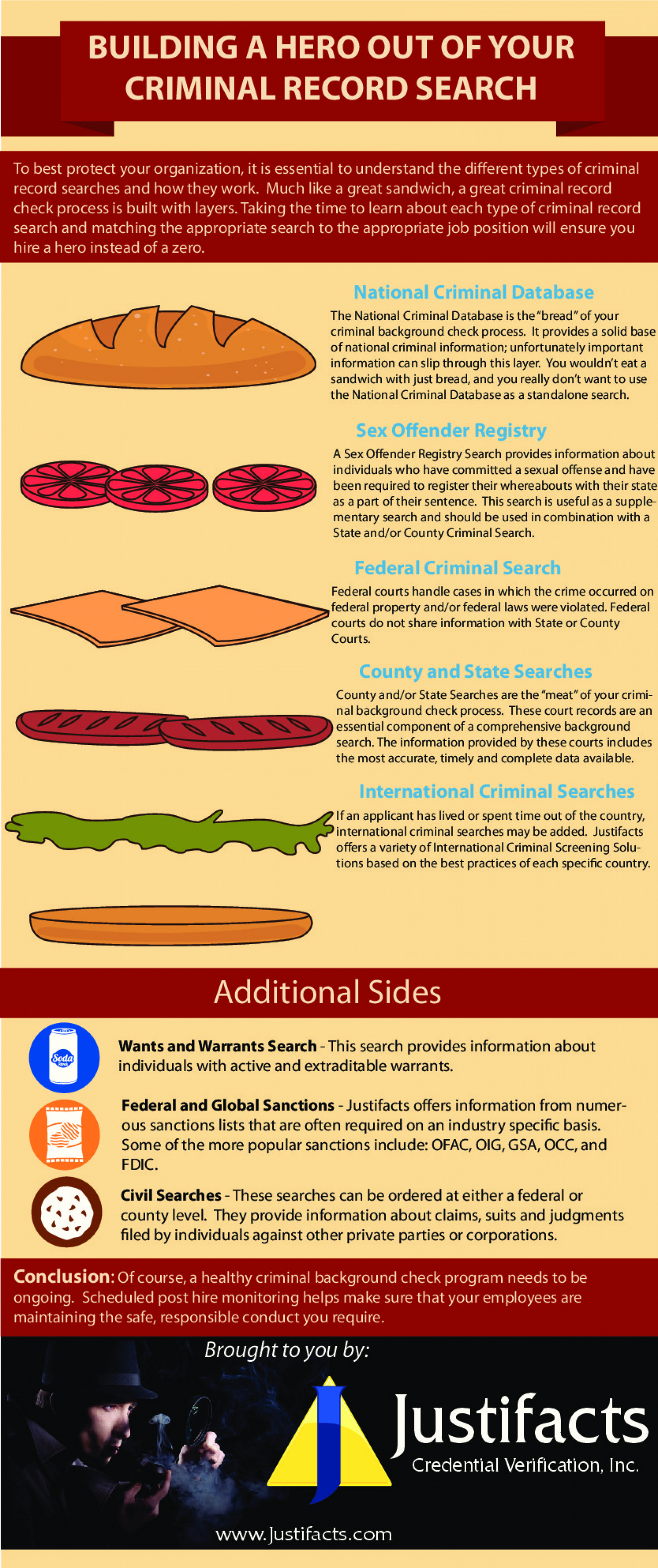 Building a Hero Out of Your Criminal Record Search Infographic