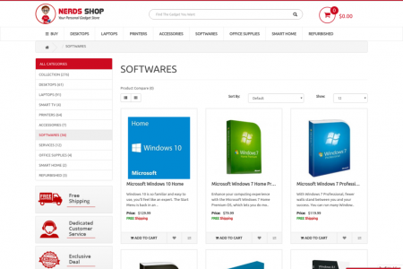Buy Computer Software Online in Pennsylvania - NerdsShop Infographic
