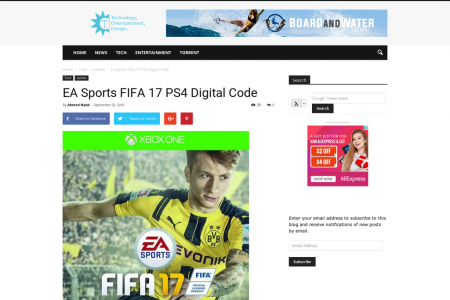 EA Sports FIFA 17 PS4 Digital Code Infographic