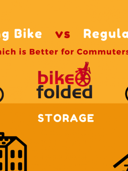 Folding Bike vs Regular Bike - Which is better for city commuters? Infographic