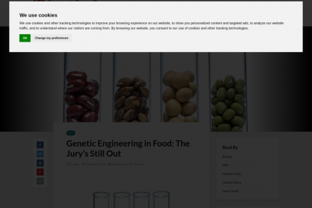 Genetic Engineering in Food Infographic