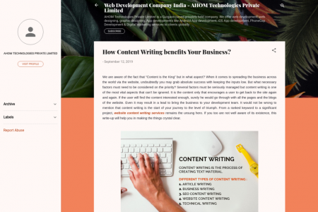 How Content Writing benefits Your Business? Infographic