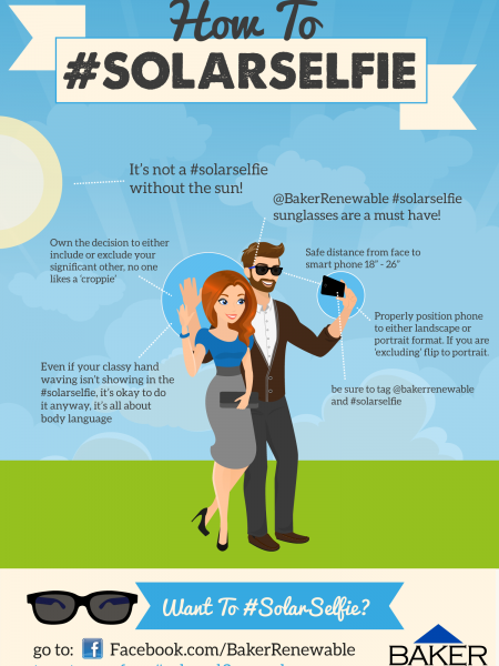 How To #SolarSelfie Infographic