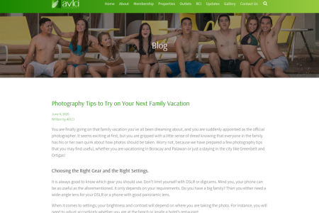 Photography Tips to Try on Your Next Family Vacation Infographic