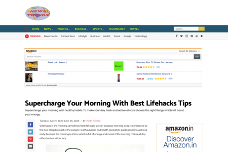 Supercharge Your Morning With Best Lifehacks Tips Infographic