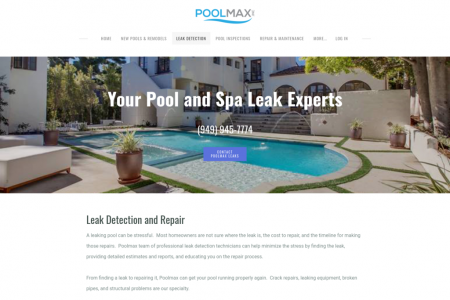Swimming Pool Leak Detection || Swimming Pool Repair Service Infographic