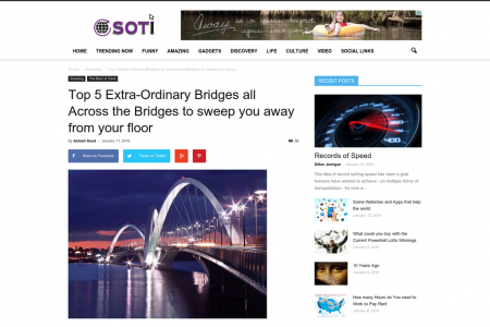 Top 5 Extra-Ordinary Bridges all Across the Bridges to sweep you away from your floor Infographic