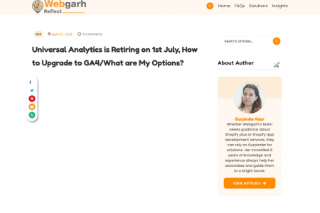 Universal Analytics is Retiring on 1st July, Upgrade to GA4 Infographic