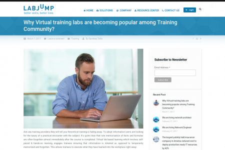 Why Virtual training labs are becoming popular among Training Community? Infographic