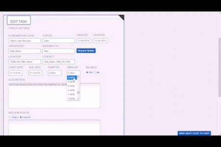 How to Add a Public or Private Note to a SQRES Task Infographic