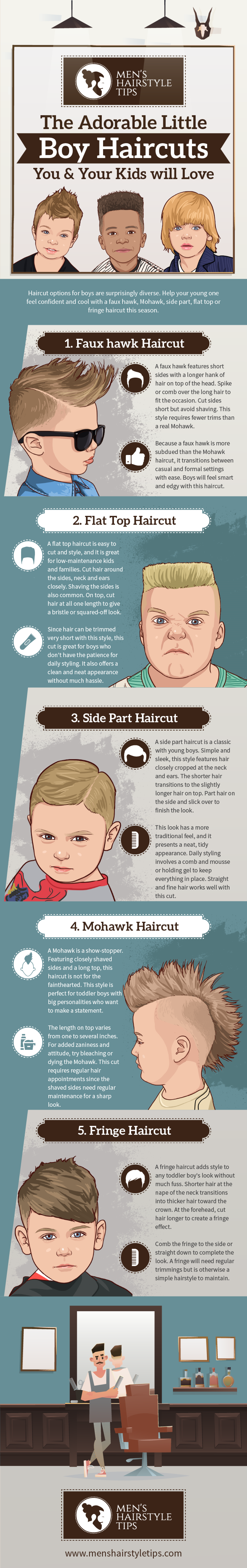Adorable Little Boy Haircuts You & Your Kids Will Love Infographic