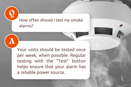 Annual Inspection of Smoke Detector Infographic