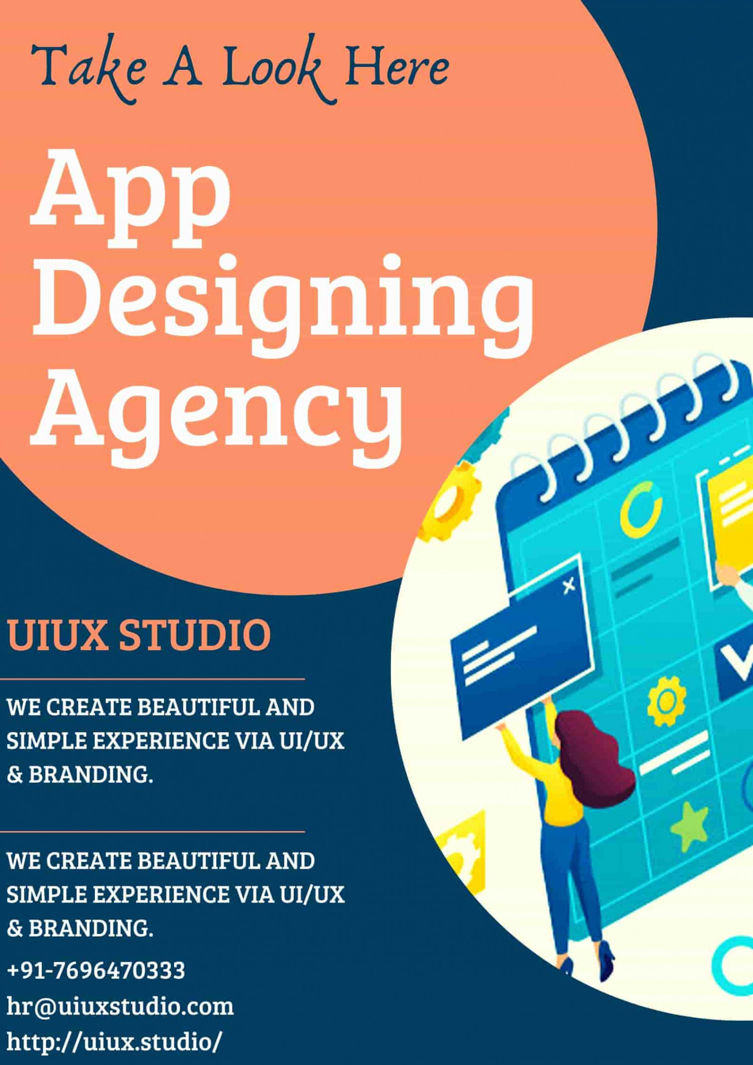 App Designing Agency Chandigarh Infographic