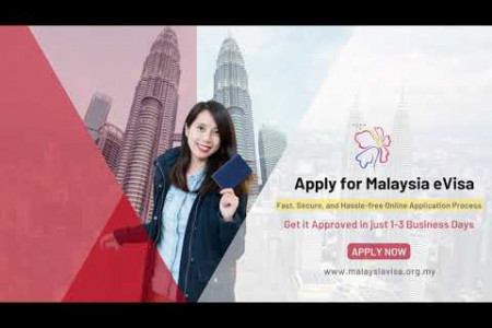 Apply Malaysia eVisa Online in Simple Steps | Malaysia eVISA | Malaysia eNTRI Visa Infographic