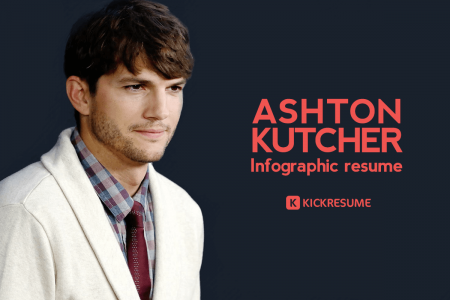 Ashton Kutcher’s Infographic Resume Proves He’s One of the Most Successful Technology Investors Infographic