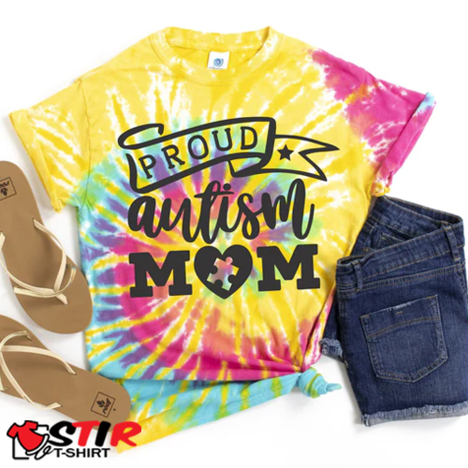 Autism Mom Shirts StirTshirt Infographic