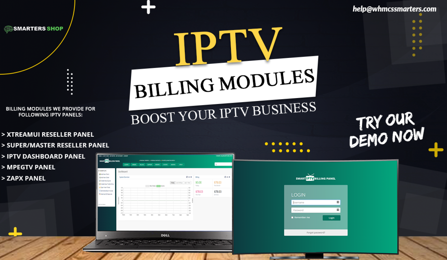AUTOMATED IPTV BILLING MODULES Infographic