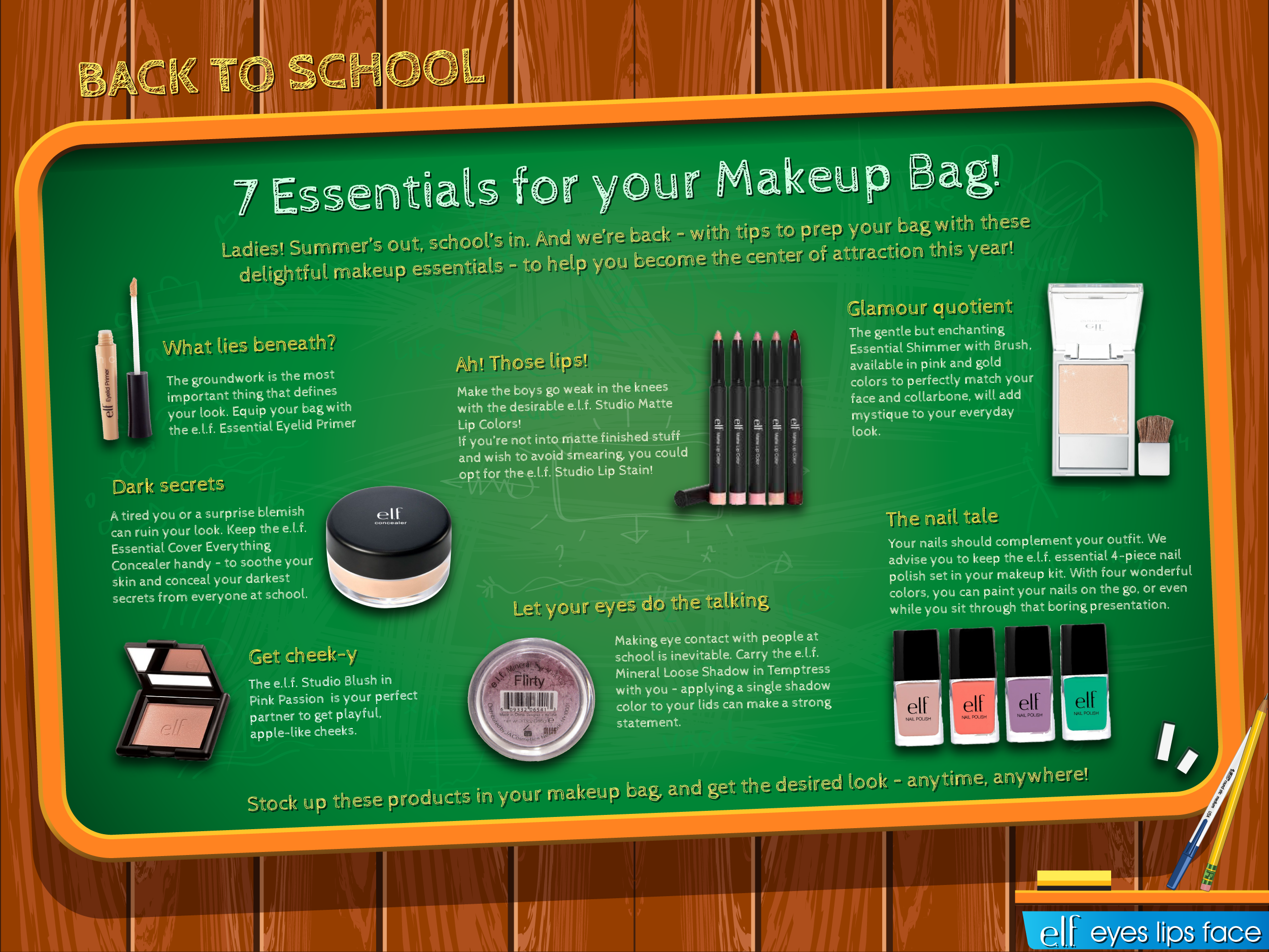 School 7 Essentials For Your Makeup Bag