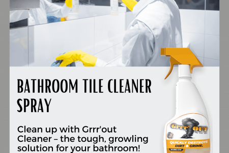  Bathroom Tile Cleaner Spray Infographic