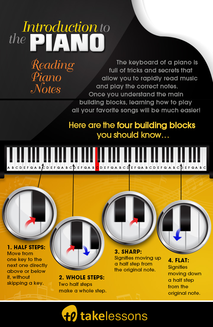 infographic tutorial illustrator beginners piano