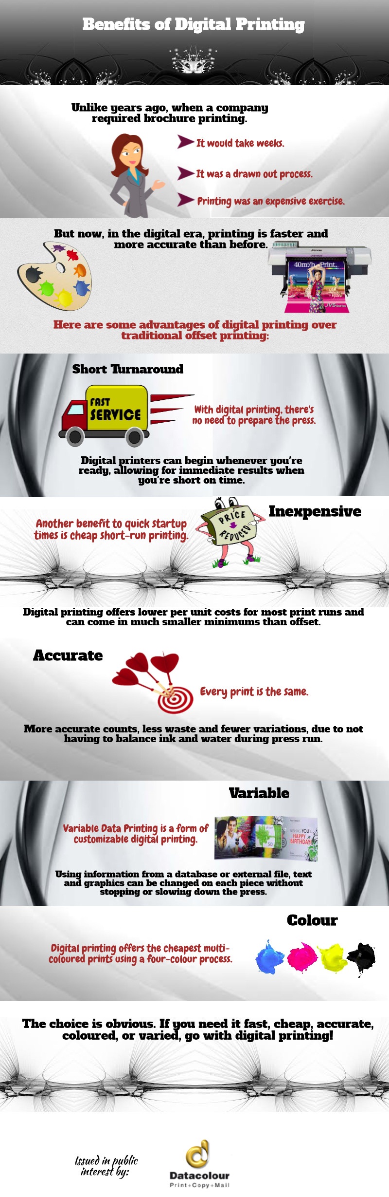 Benefits of Digital Printing | Visual.ly