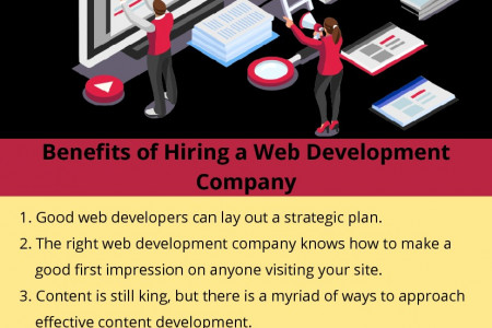Benefits of Hiring a Web Development Company Infographic