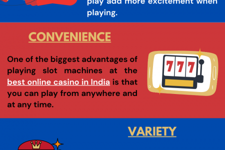 Benefits of Playing Online Casino Slots Games in India Infographic